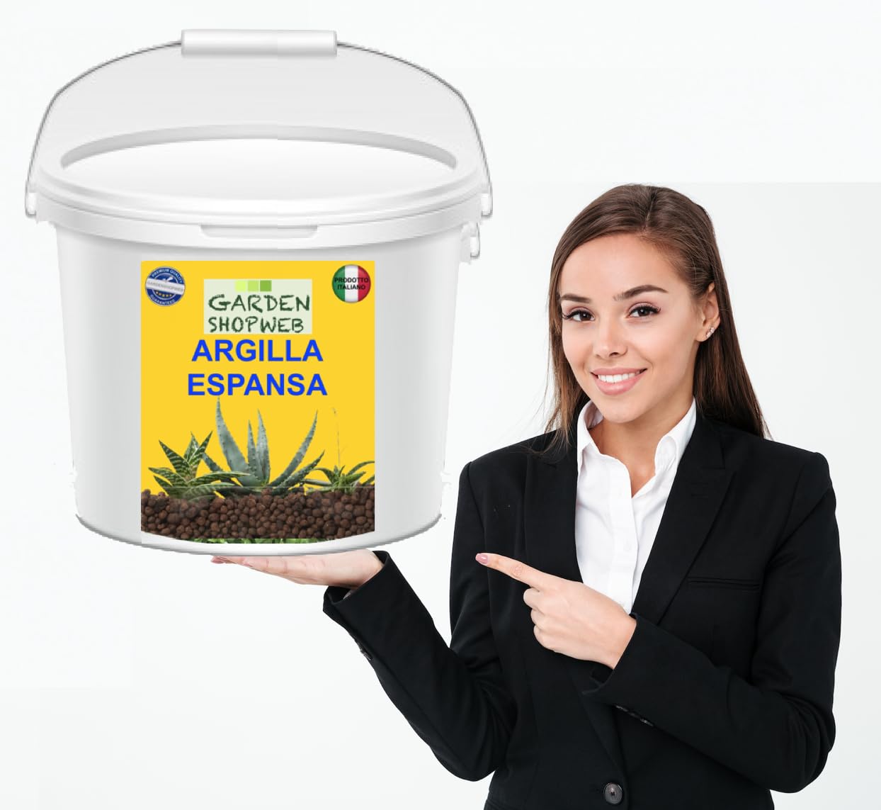 Argilla Espansa 20 Litri - Per Drenaggio Piante In Vaso E Giardino - Migliora Il Drenaggio E Previene Erbacce - Foto 4