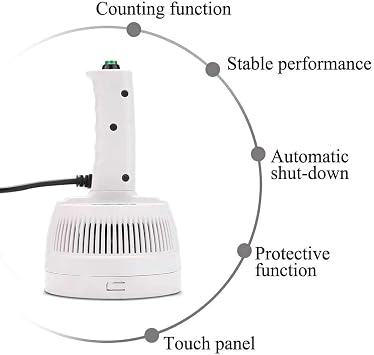 Handheld Sealing Machine,portable Electromagnetic Induction Sealer, with Counting Function Power & Time Adjustable for Diameter 20-100mm Plastic Glass Bottles Caps