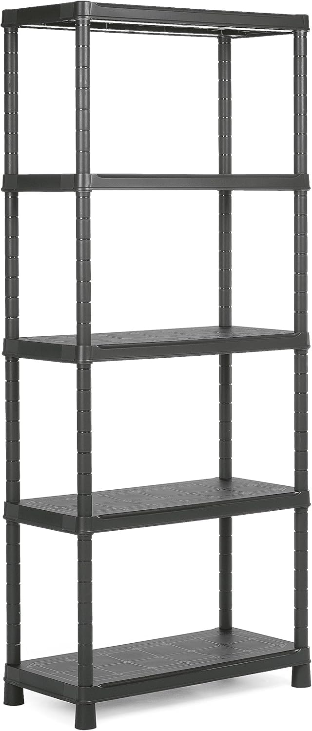 KIS Estantería Plus 80/5 Negro