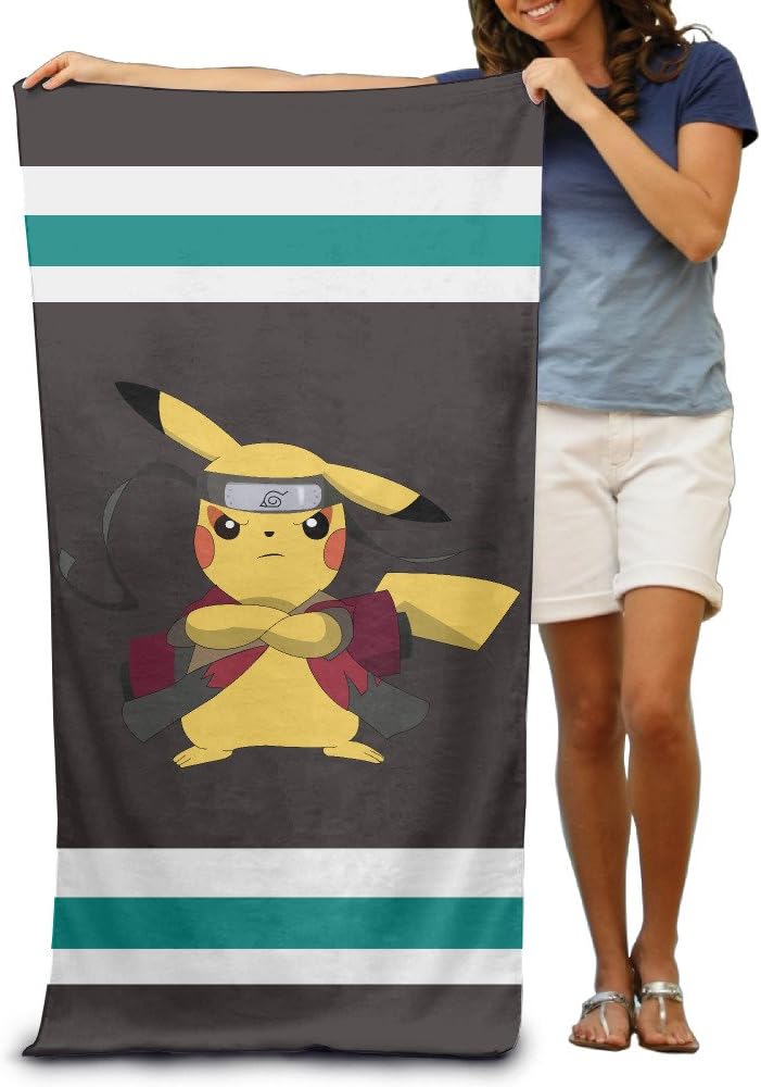 Pikachu Ninja Unisex Outdoor Beach Bath Towels