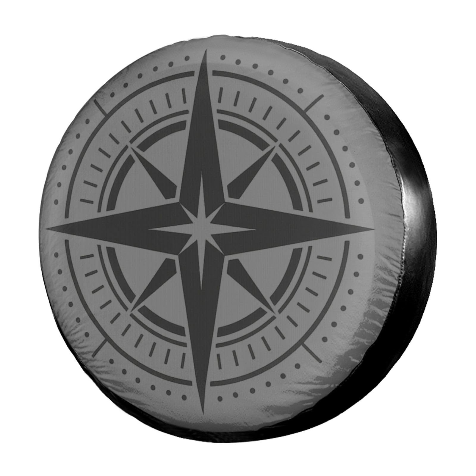 Dujiea Compass Spare Tire Cover, Universal Wheel Tire Cover Waterproof Dust-Proof Tire Protectors for Trailer Rv SUV Truck Camper and Many Vehicle 14 15 16 17 Inch