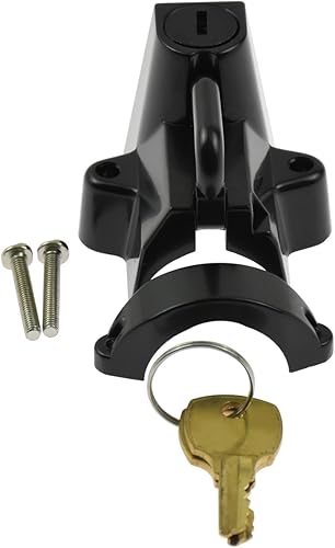 Miniatura 2 de HDBUBALUS Kit universal de bloqueo de seguridad para casco para tubos de 78 a 1 14 pulgadas de diámetro apto para Harley Yamaha Suzuki Kawasaki