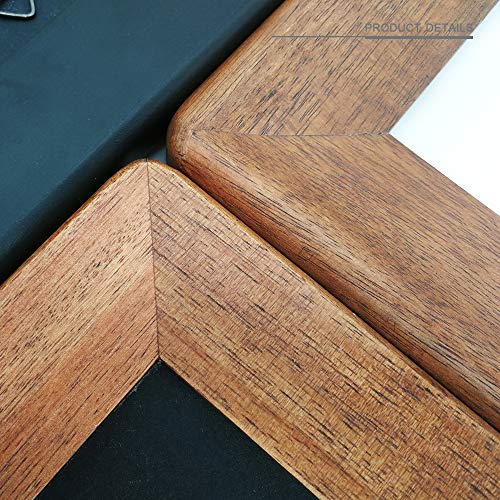 icheesday Rustic Picture Frames 11x14, Made of Brown Solid Wood for Wall Mounting Display Photos Diploma Certificate Award