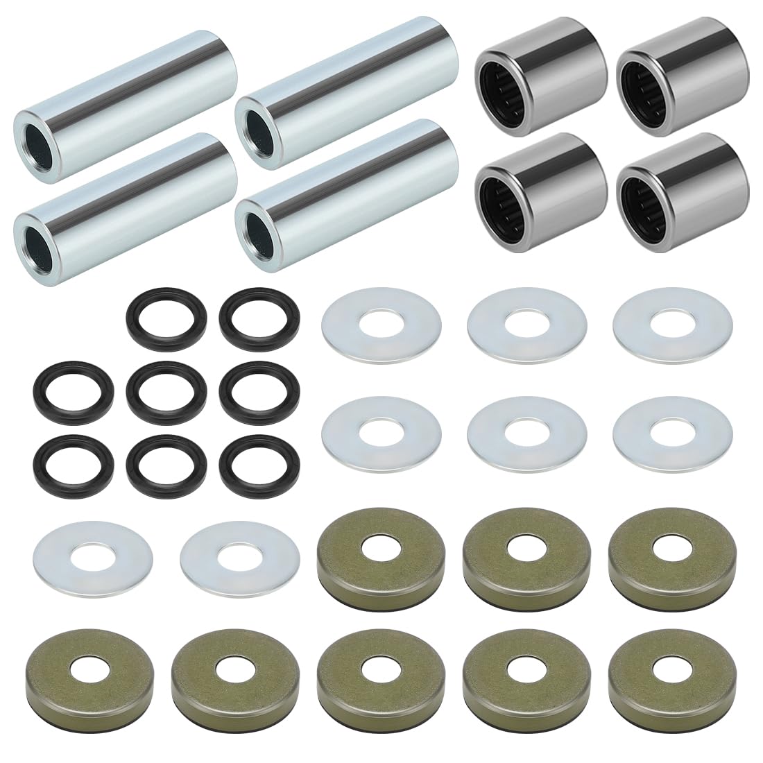 Kit boccole braccio A anteriore inferiore con perni e paraoli adatto per Suzuki LTZ-400 Quadsport Z 400 Ka-wasaki KSF400 KFX400 Arctic Cat 400 DVX 2003-2014 52455-43B00 09263-17034