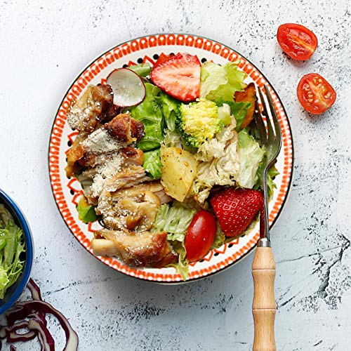 Farielyn-X 8 Pack Small Ceramic Bowls - Porcelain, Soup, Salad, Pasta, Rice, Dessert, Yoghurt, Condiments, Side Dishes, Dip, Ice Cream Ceramic Bowls, 4.75 Inch Diameter, 10 Fluid Ounce (1.25 Cup) Capa #TOP4