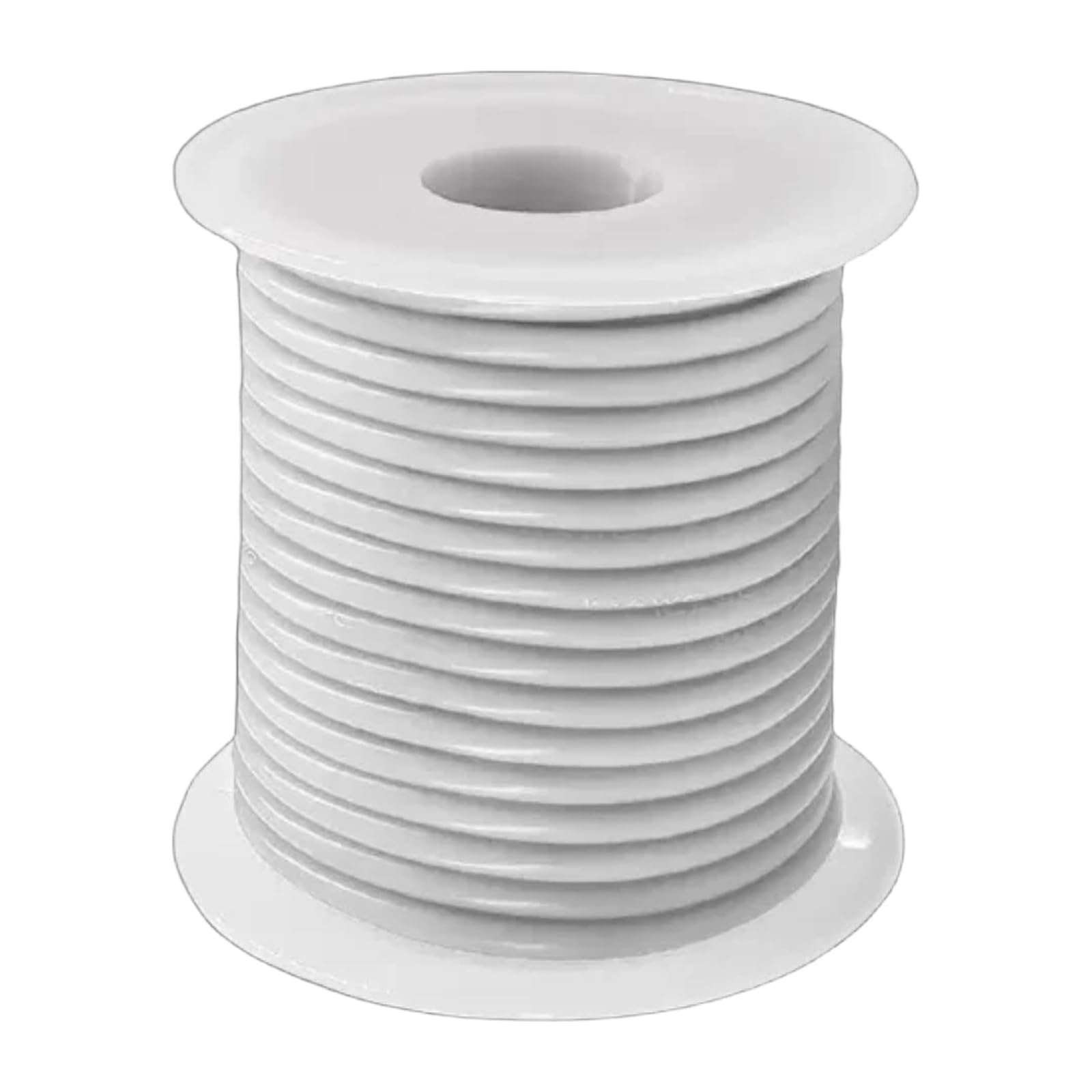 1007 Cable electrónico de PVC 30 AWG 28 26 AWG-18 AWG 16 AWG cable de cobre 300 V 80 C con bobinas (blanco; 26 AWG 20 m-66 pies)
