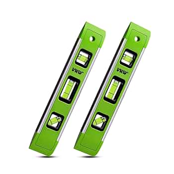LEVEL(レヴェル) VEVOR 6-Piece Torpedo Level, 78/48/32/24/16/10 Inch Box