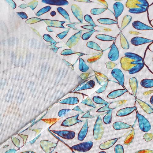 Image of EHouseHome Outdoor and Indoor 60x84 inch Tablecloth with Umbrella Hole and Zipper, Waterproof Zippered Patio Cloths, Spring /Summer Table Covers for Backyard Circular Table /BBQs /Picnic