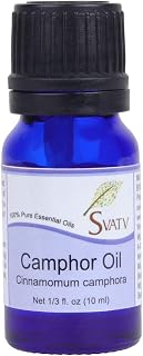 SVATV Camphor Essential Oil - Therapeutic Grade Aromatherapy Oil for Diffuser, Yoga Massage, Humidifier & DIY Personal Care - 10 ml