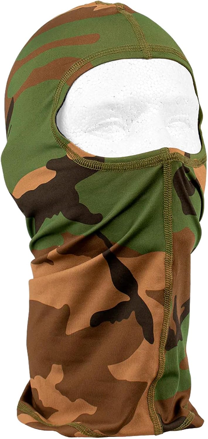 FOX OUTDOOR PRODUCTS Balaclava with Extended Neck, Soft Lightweight Head Face Neck Covering Outdoor Mask, One Size Fits Most