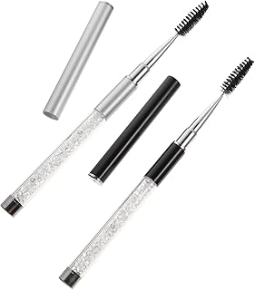 Mikinona 2pcs Portable Eyelash and Eyebrow Br...
