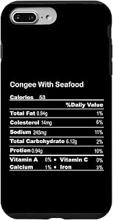 iPhone 7 Plus/8 Plus Funny Congee With Seafood Thanksgiving Nutritional Fact Case