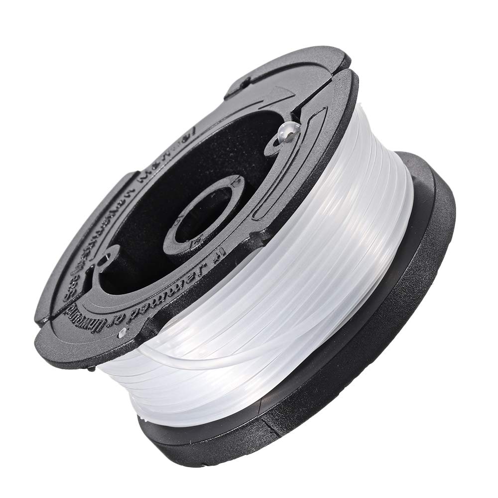 Lot de 6 bobines de fil AF100 de rechange pour débroussailleuse Black and Decker - 9,1 m