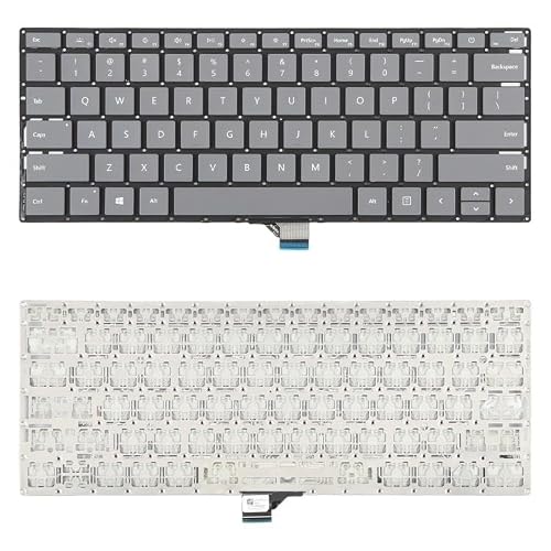 MJALISA �č��o�[�W�����̃m�[�g�p�\�R���̃L�[�{�[�h for Microsoft Surface Laptop 3 / 4 / 5�i�O���[�j�p (�O���[)