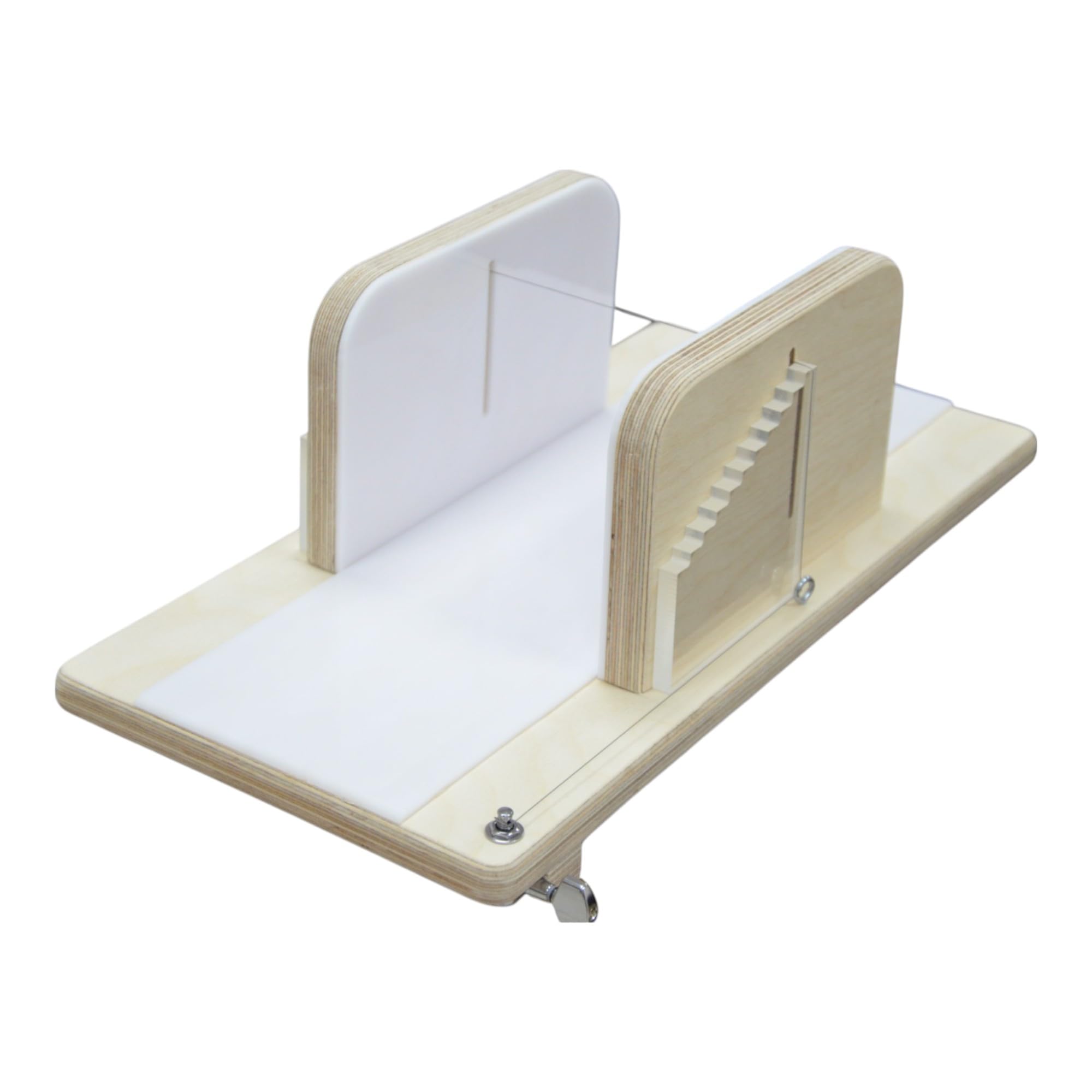 Adjustable Slab Soap Wire Cutter, Soap Log Splitter, Single Wire Soap Cutter, Slab Soap Cutter, Color Beige (inch Option)