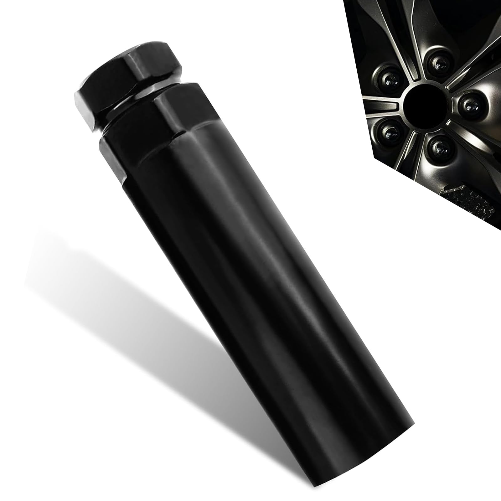 黒ラベル BGS10 ノビツキー ルーキー メタル エクスプロージョン SP Zikefest Large 6 Spline Lug Nut Socket, Fuel Rim Lug Nut Lock