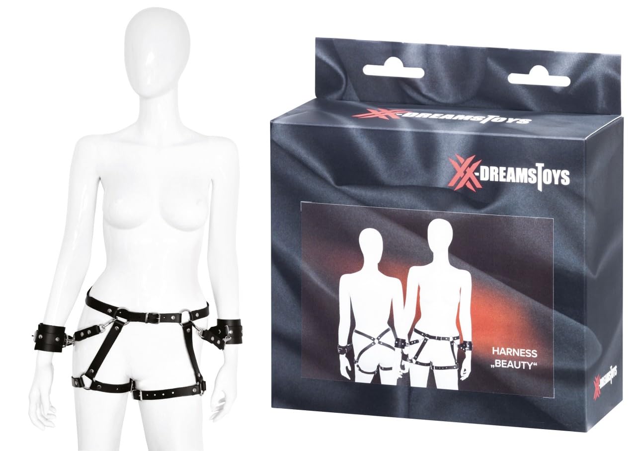 XX-DREAMSTOYS Beauty Harness Set Black One Size