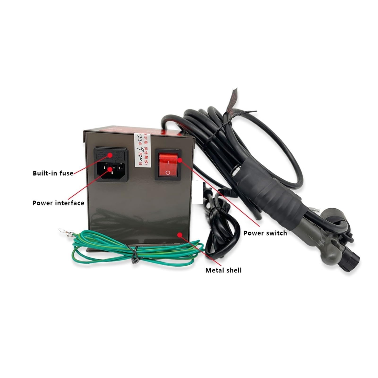 SL-004C souffleur d'air ionisant éliminateur statique électrostatique précipitateur pistolet à poussière avec générateur haute tension AC 7.0KV 40-80PSI Outil électrique