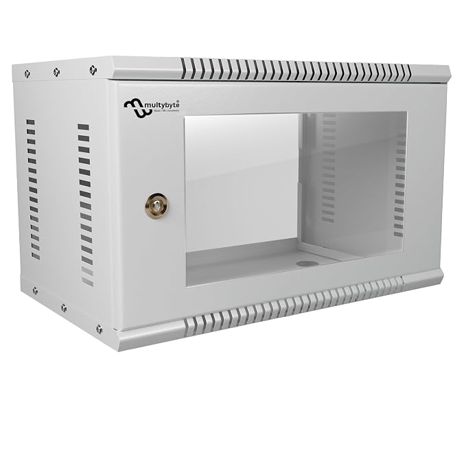 Multybyte 6U Wall Mount Server Rack Cabinet | 22-Inch Network Rack ...