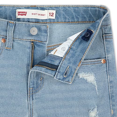 Levi's Boys' 510 Skinny Fit Destructed Jeans3
