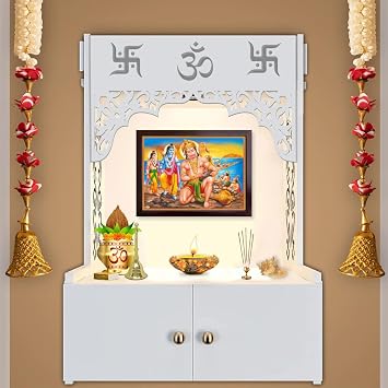 Handicraftstore Hanuman Writing Ram Ram on Mountain Stones to Cross The sea, Print with Frame for Home and Gift Purpose.