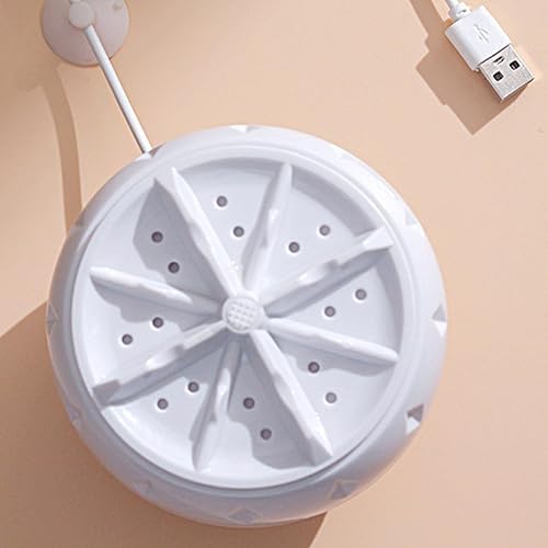 Miniatura 7 de Lavadora ultrasónica portátil  Lavadora compacta de bajo ruido enchufable, turbina automática portátil pequeña lavadora  Lavadora pequeña alimentada