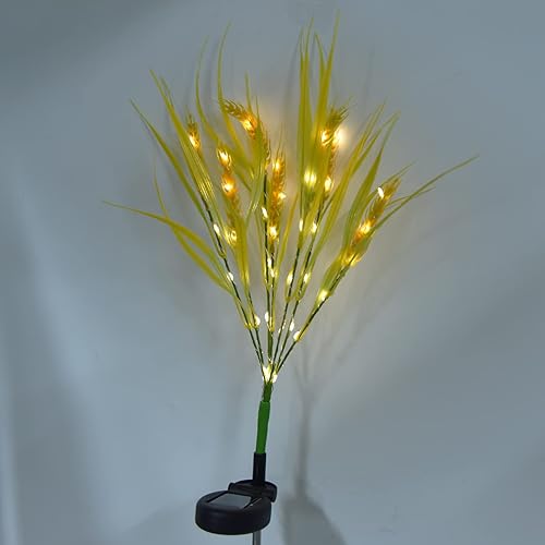 Miniatura 5 de Solar Wheat Ear, LED Outdoor Patio Decoration, IP44 Warm White, 2pcs Set - Automatic Charging, Romantic Ambiance, Suitable for Lawn and Pathway