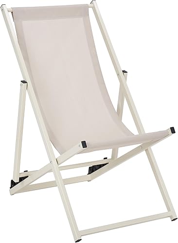 Miniatura 4 de SAFAVIEH Outdoor Collection Breslin - Juego de 2 sillas plegables ajustables (totalmente montadas)