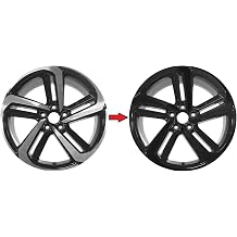 SlickMod Chrome Delete Blackout Vinyl Overlay for 2018 2021 Honda Accord Sedan 19 Sport Wheel Rims 1. Gloss Black