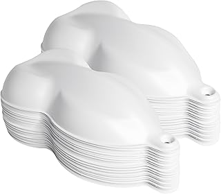 Speed Shapes (50) White Plastic Car Models for Auto Paint Display, Wrap and Tint Sample Display | Made in USA