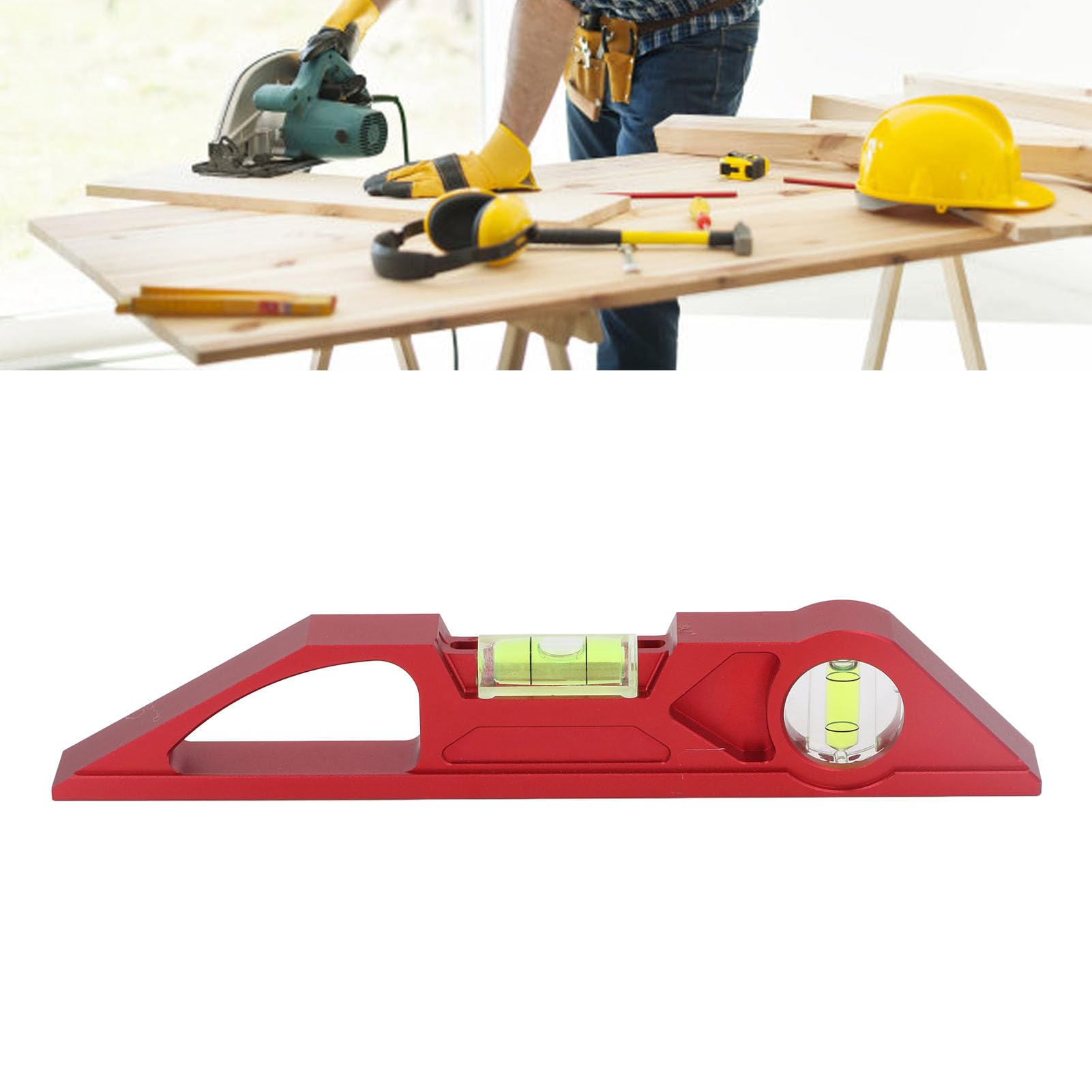 Niveau torpille, niveau à bulle de 90 à 180 degrés, niveleurs de construction, outil de nivellement haute précision, règle d'angle en alliage d'aluminium pour le travail du bois