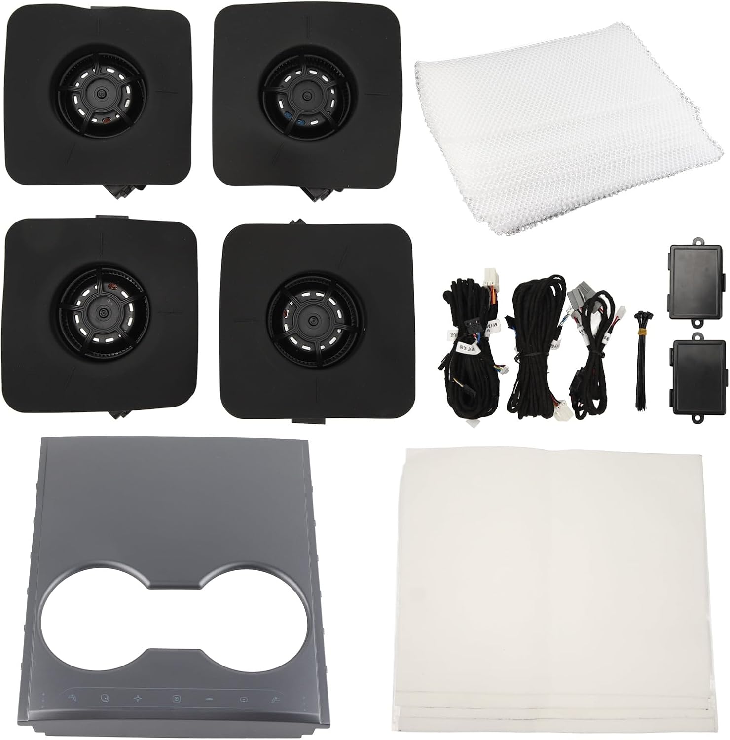 Car Ventilated Seat Cushion Fast Cooling Replacement with 3 Speed Wind for Y Main Copilot