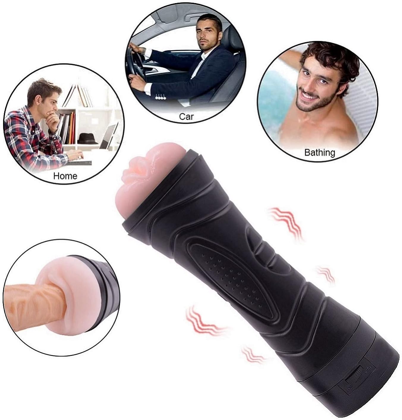 Silica Gel Soft Material Durable Comfortable Male Relaxation Product : Sports & Outdoors