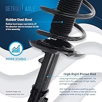 Vista 1788 de Detroit Axle - Kit de suspensión delantera de 10 piezas para Chevy Aveo Aveo5 Pontiac G3 Wave 2 Ready Struts Assembly 2 Enlaces de barra