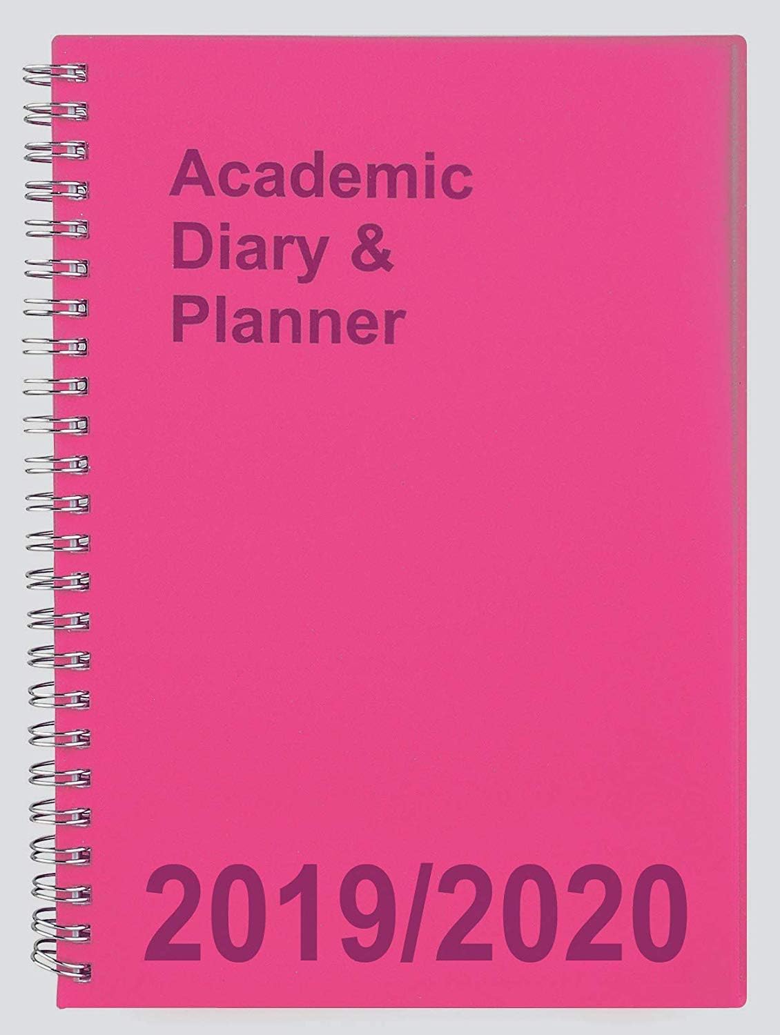 Diario Tiger 2016-2017, anno accademico, agenda formato A5 con spirale, colore rosa
