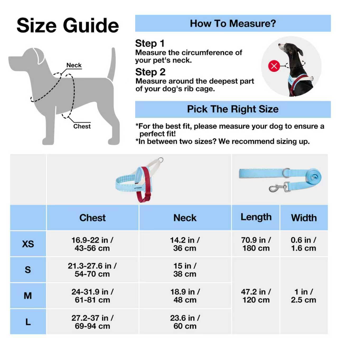 VETRESKA Harnais-Veste pour Chien Ajustable Anti-Étouffement, Harnais Contrôlable et à Marche Facile Harnais pour Chien avec Laisse Anti-Enchevêtrement Résistante, Misty Melot, XS