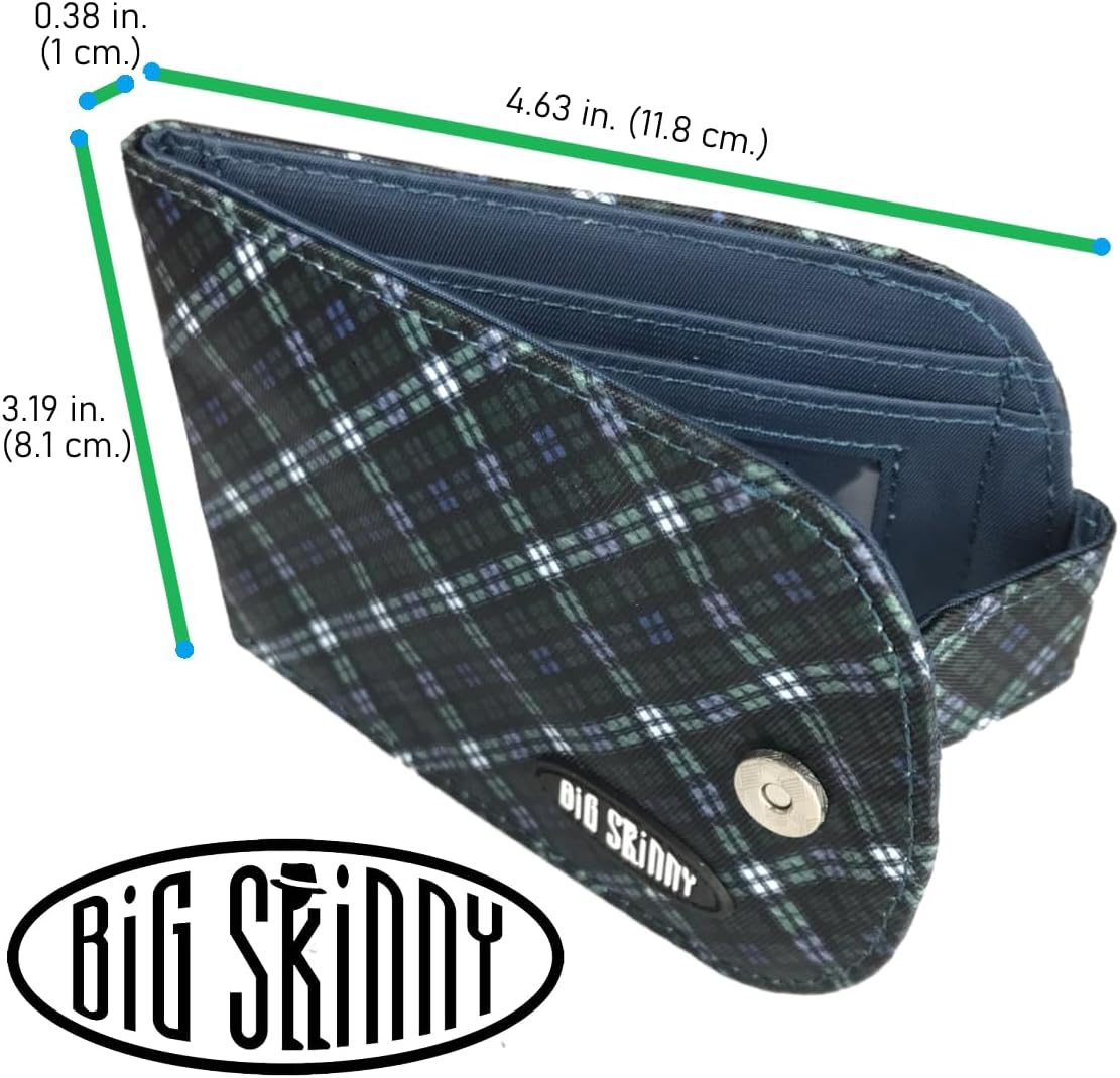 Big Skinny Women's Taxicat Bi-Fold Slim Wallet, Holds Up to 25 Cards