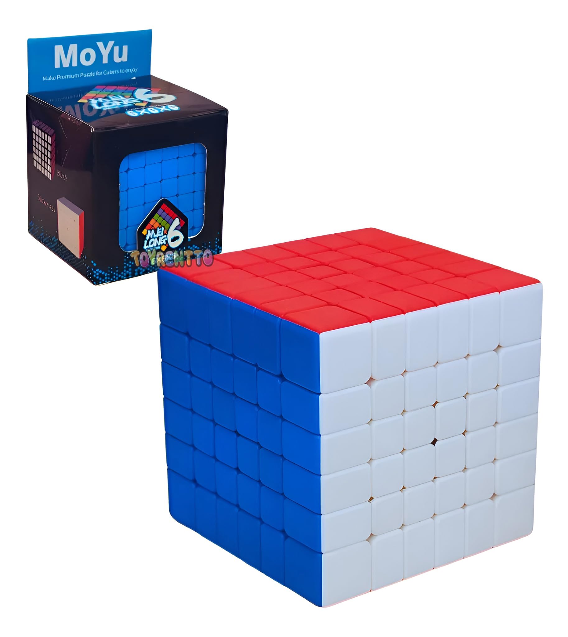 TOYRENTTO Moyu Meilong 6x6 Speed Cube Smooth Turning Stickerless Puzzle Toy for Beginners and Professionals High Performance 6x6 Cube for Kids and Adults-image-18