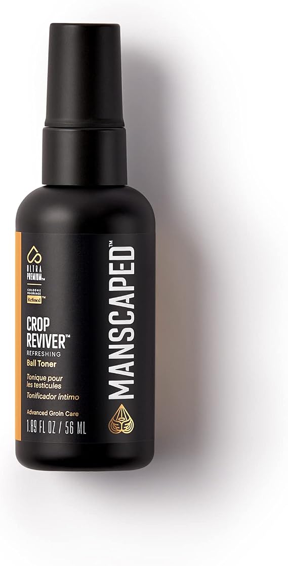 MANSCAPED® The Crop Reviver®, Hydrating & Refreshing Men's Body Toner Spray, Cooling Groin Spray with Soothing Aloe Vera, 56ml