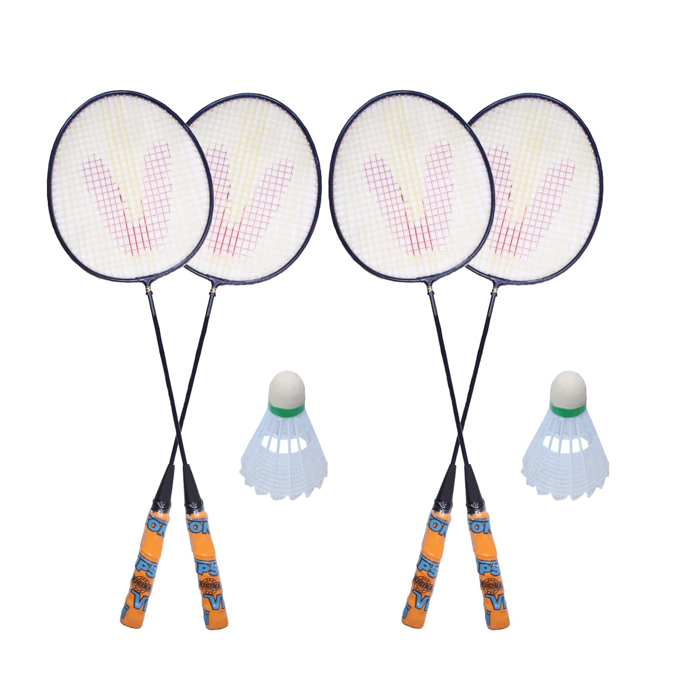 Kabello 2 Pairs Badminton Racket Set| 2 Piece Shuttlecock| Badminton Set| Lightweight and Sturdy | Ideal for Beginners Multicolor (B0D4DXWTGT) Amazon Price History, Amazon Price Tracker