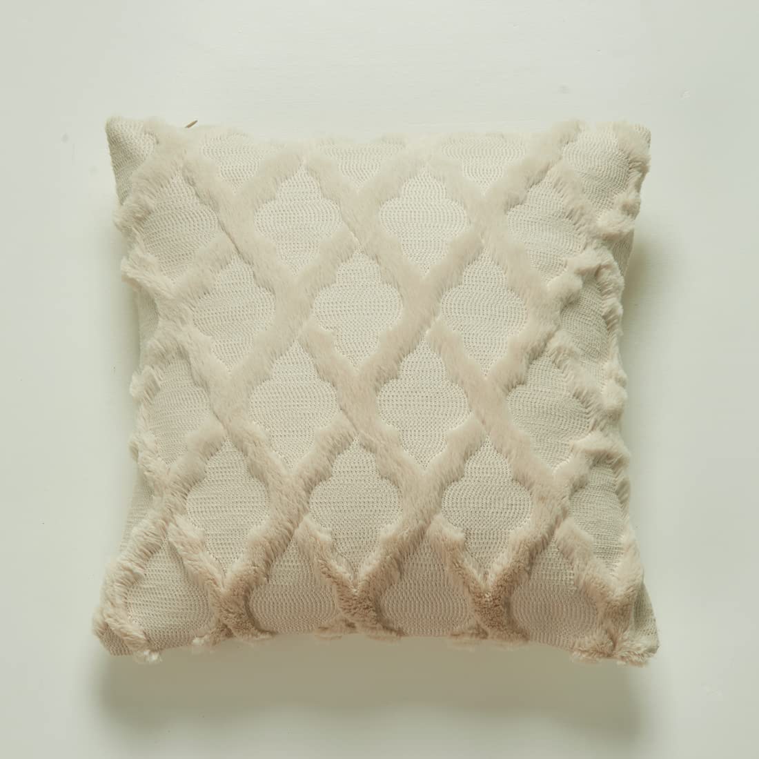 Federe Decorative Kiuree In Finta Pelle – 40x40 Cm, Strisce Bicolore, 2 Pezzi, Per Divano