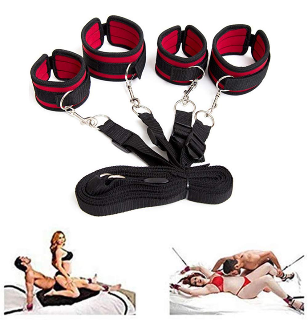rgfhtyrgyh Hand and Leg Bêd Bǔňding Bêlt Wriṧt Ǎnklê Ḅóňdǎgê Cǚffs Ěroṫic Rěsṫrǎinṫ Strǎp