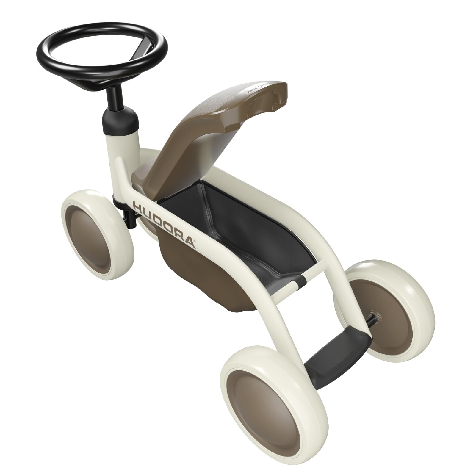 HUDORASteppy Tricycle in – 1 Year Old Bicycle – Lightweight Tricycle with Great Stability in Oblique – Quadricycle for Children 73-80 cm – with 4 Wheels