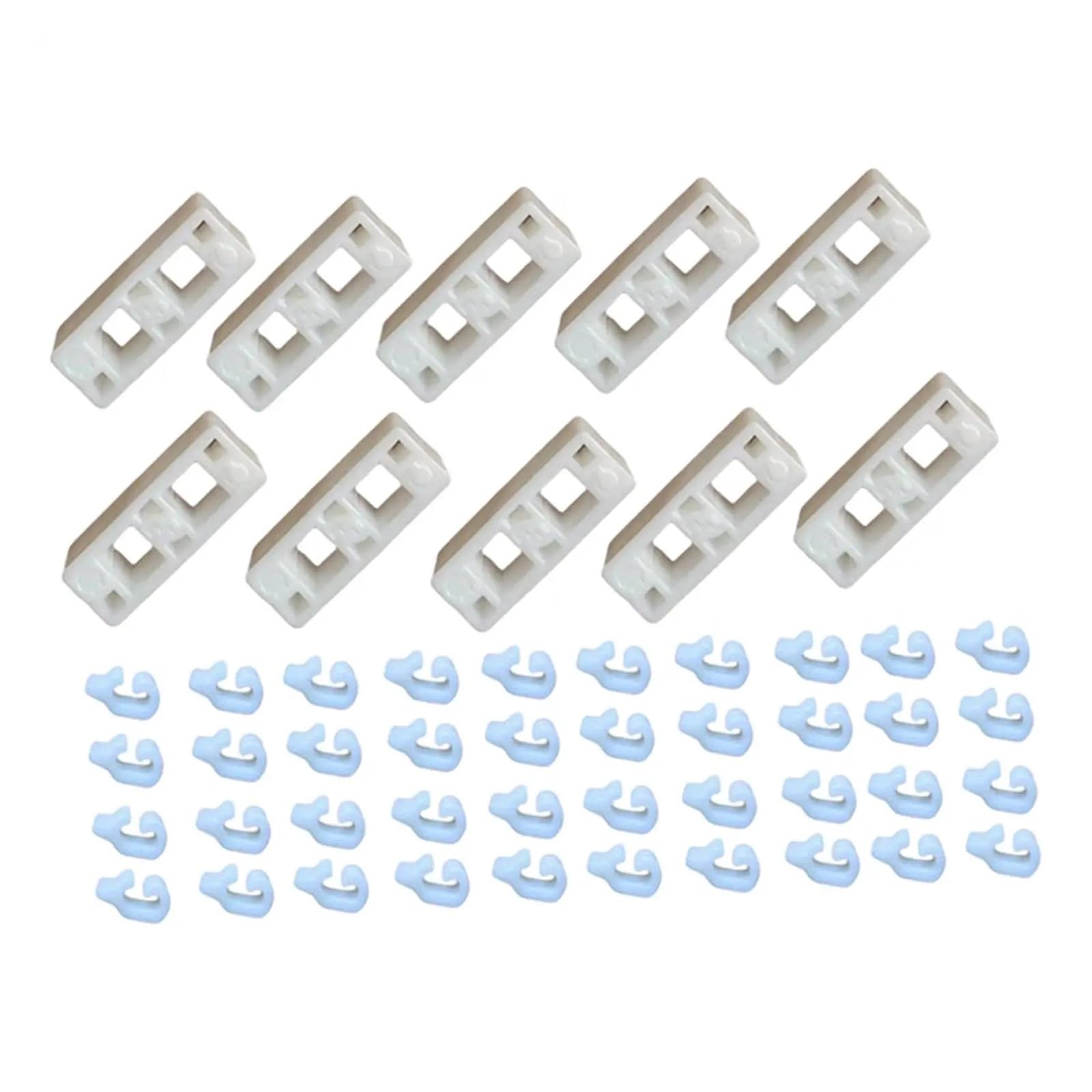 Clips universels pour cage d'animaux 50 pièces pour réparer et rigidifier un enclos instable