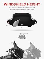 Vista 5 de Parabrisas de 6 pulgadas, negro (Black 8")