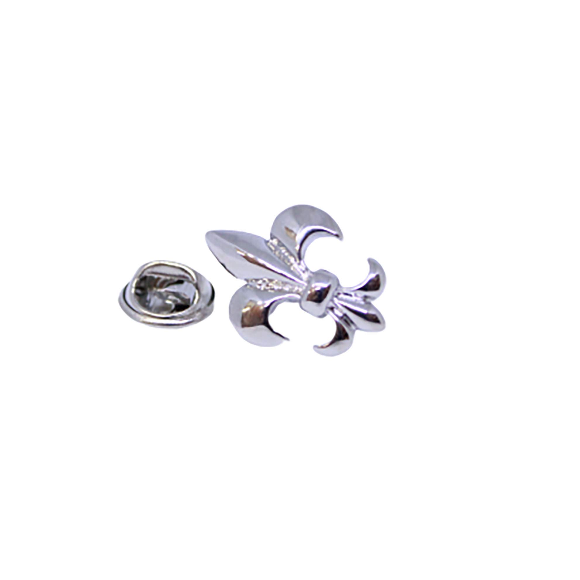Paisley Silver Rhodium Lapel/Brooch Pin