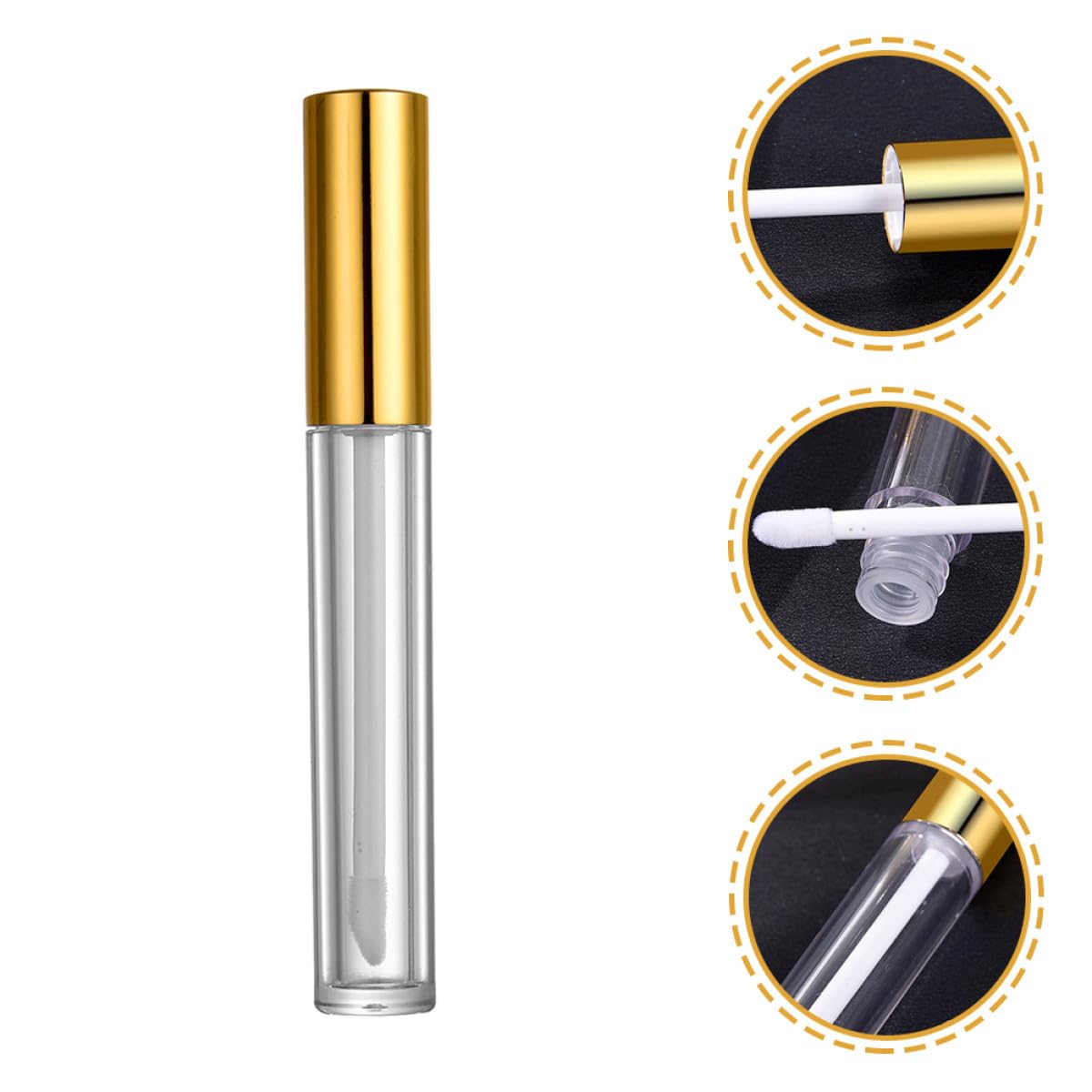 SHERCHPRY 40stücke Leere Lipgloss-tuben Nachfüllbar Robuste Lipgloss-flaschen aus Kunststoff