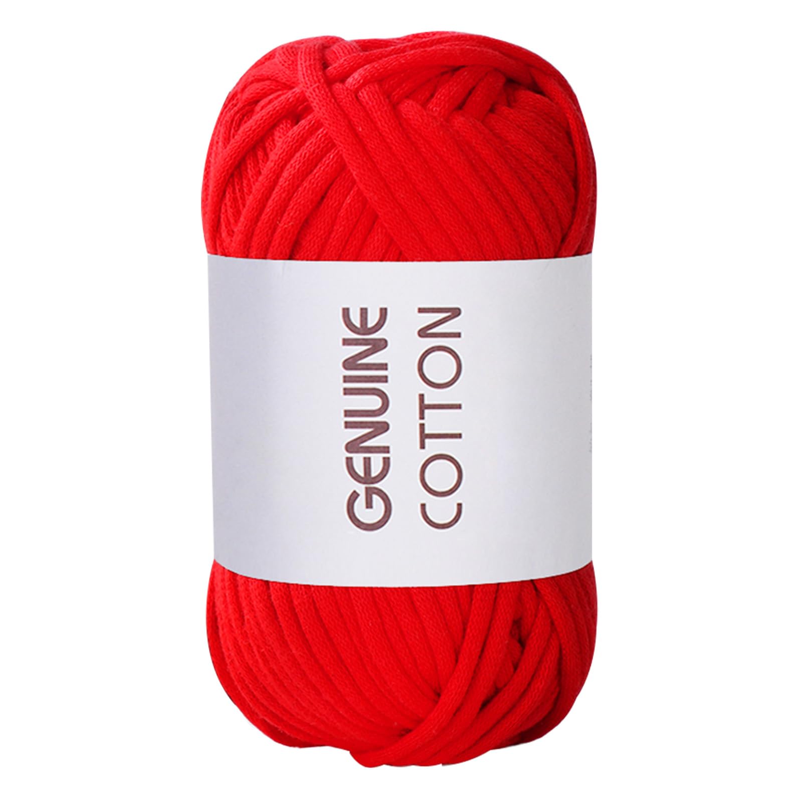 Maxee 5X50g Dickes Garn Baumwolle zum Häkeln, Chunky Häkelgarn für Anfänger, Kein Geteiltes Häkeln Amigurumi Wolle, Klobiges Baumwollgarn Einfaches Strickgarn zum Häkeln Stricke