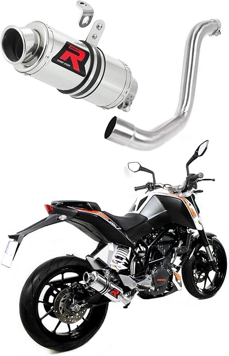 Terminale di scarico silenziatore 125 duke marmitta racing gp i dominator exhaust 2012 2013 2014 2015 2016 KT049DC