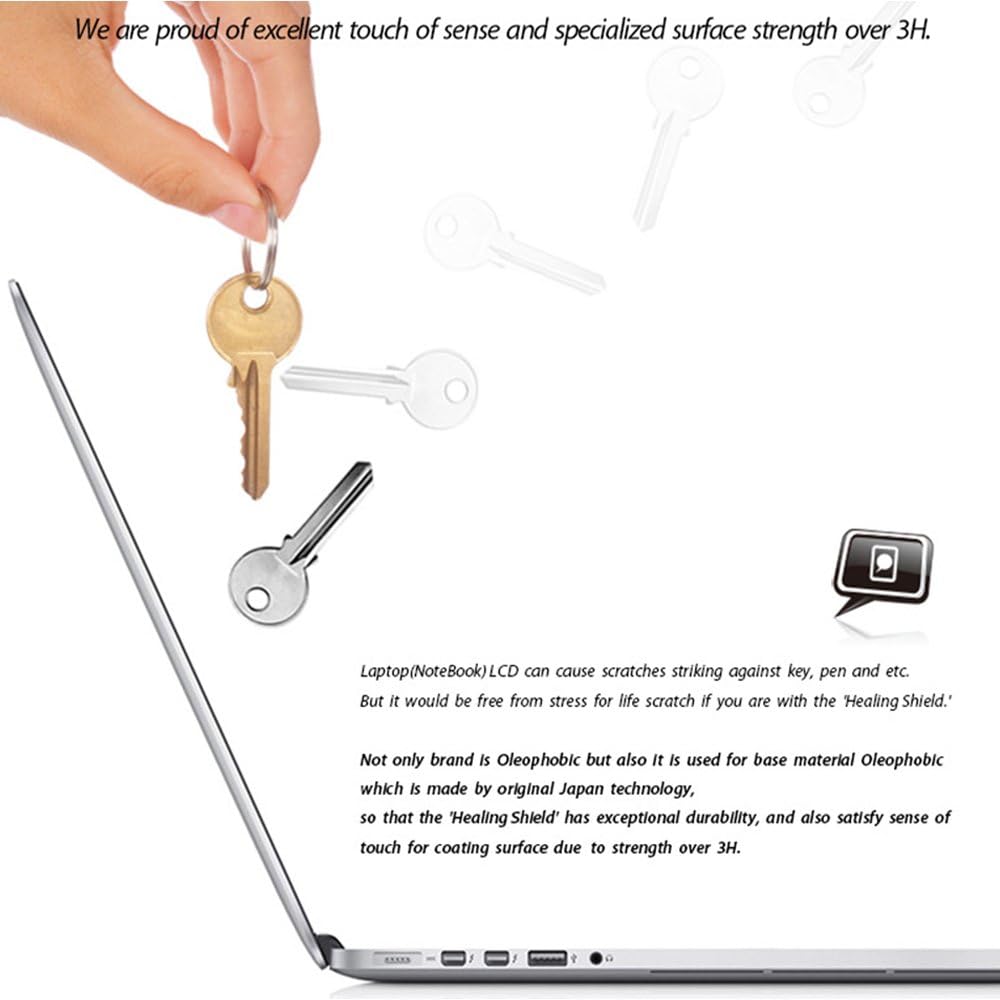 Healingshield AFP Olephobic Premium LCD Screen Protector for Dell New XPS 15 (9530)